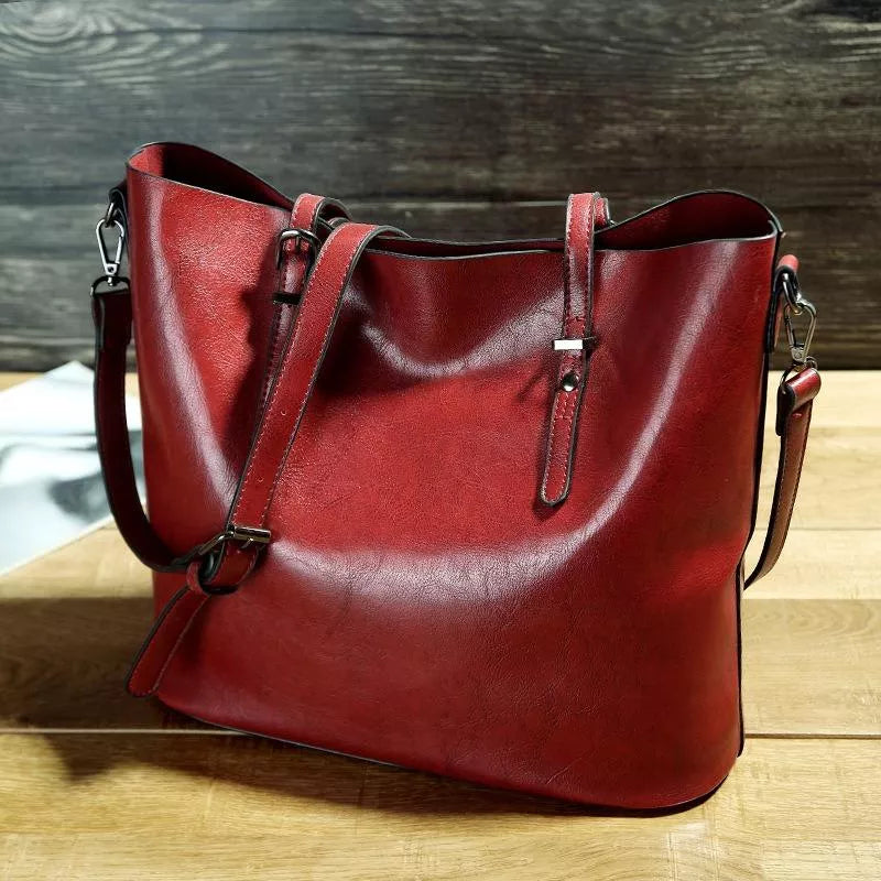 Belinda® | Bolso de hombro de piel vintage