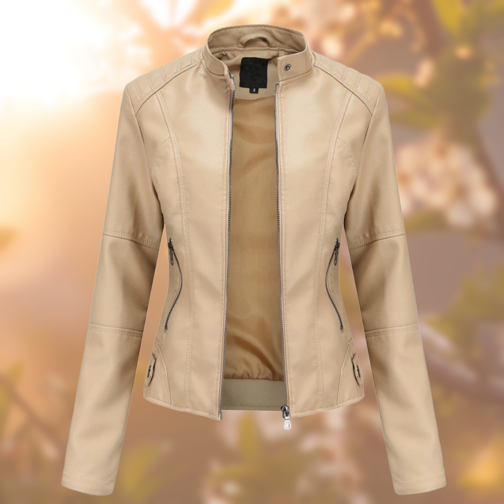Savannah - Chaqueta de cuero con estilo