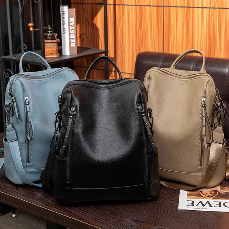 Brenda® Mochila de piel